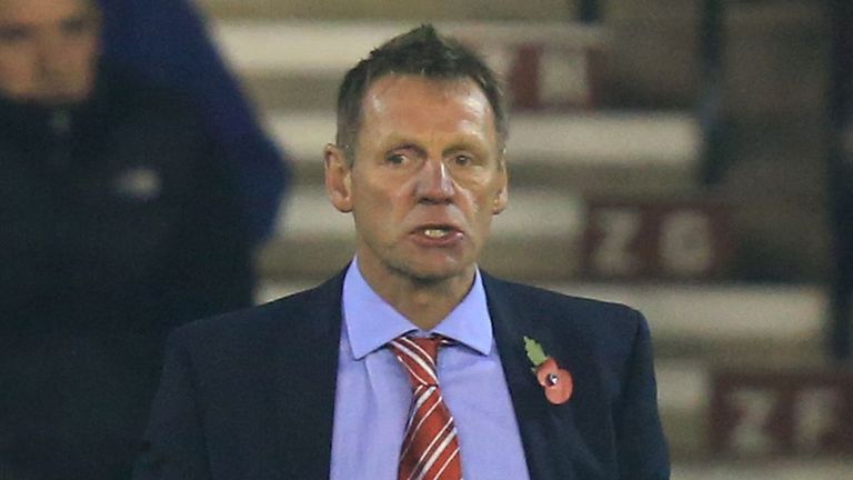 Nottingham Forest's manager Stuart Pearce during the Sky Bet Championship match at the City Ground, Nottingham.