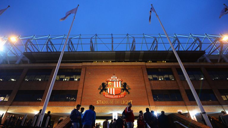 Fans arrive at the Stadium of Light for the game between Sunderland and Chelsea