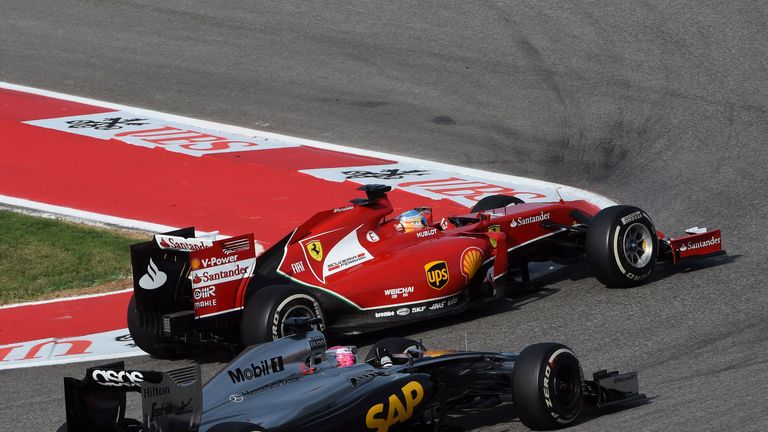 Jenson Button and Fernando Alonso