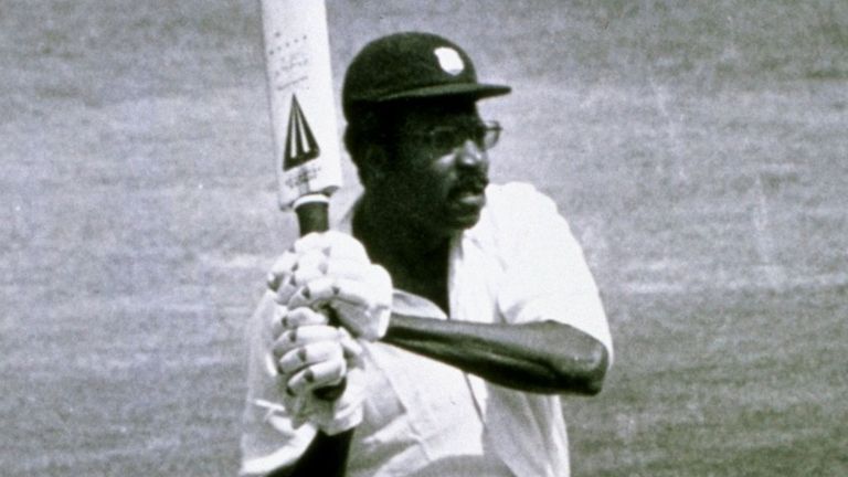 Clive Lloyd, leading his side to victory in the 1975 World Cup Final