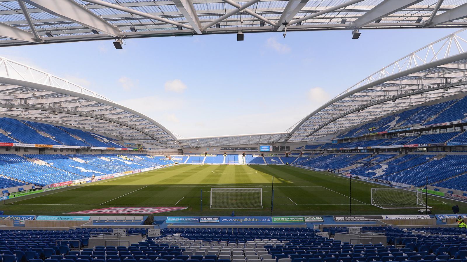 Brighton chairman Tony Bloom looking up as accounts are published ...