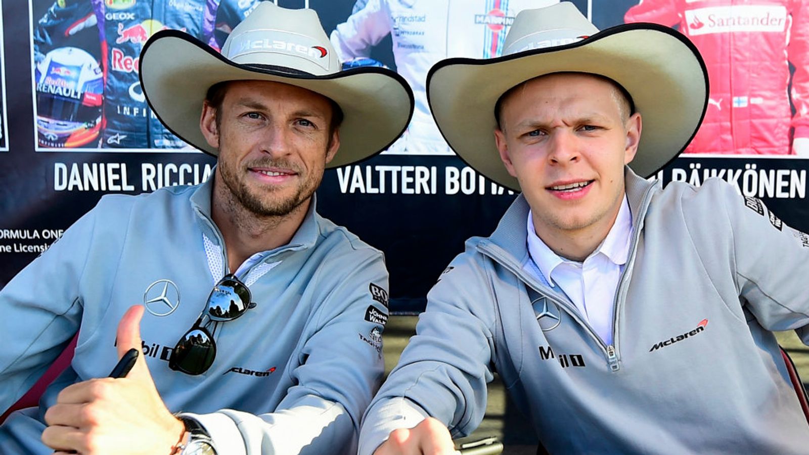 In-limbo McLaren pair Jenson Button & Kevin Magnussen show support for ...