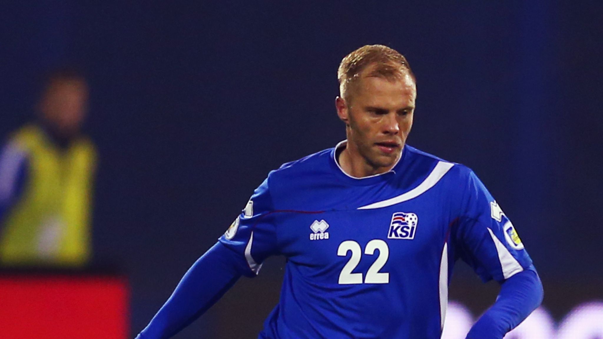 Iceland No22 Gudjohnsen Home Soccer Country Jersey