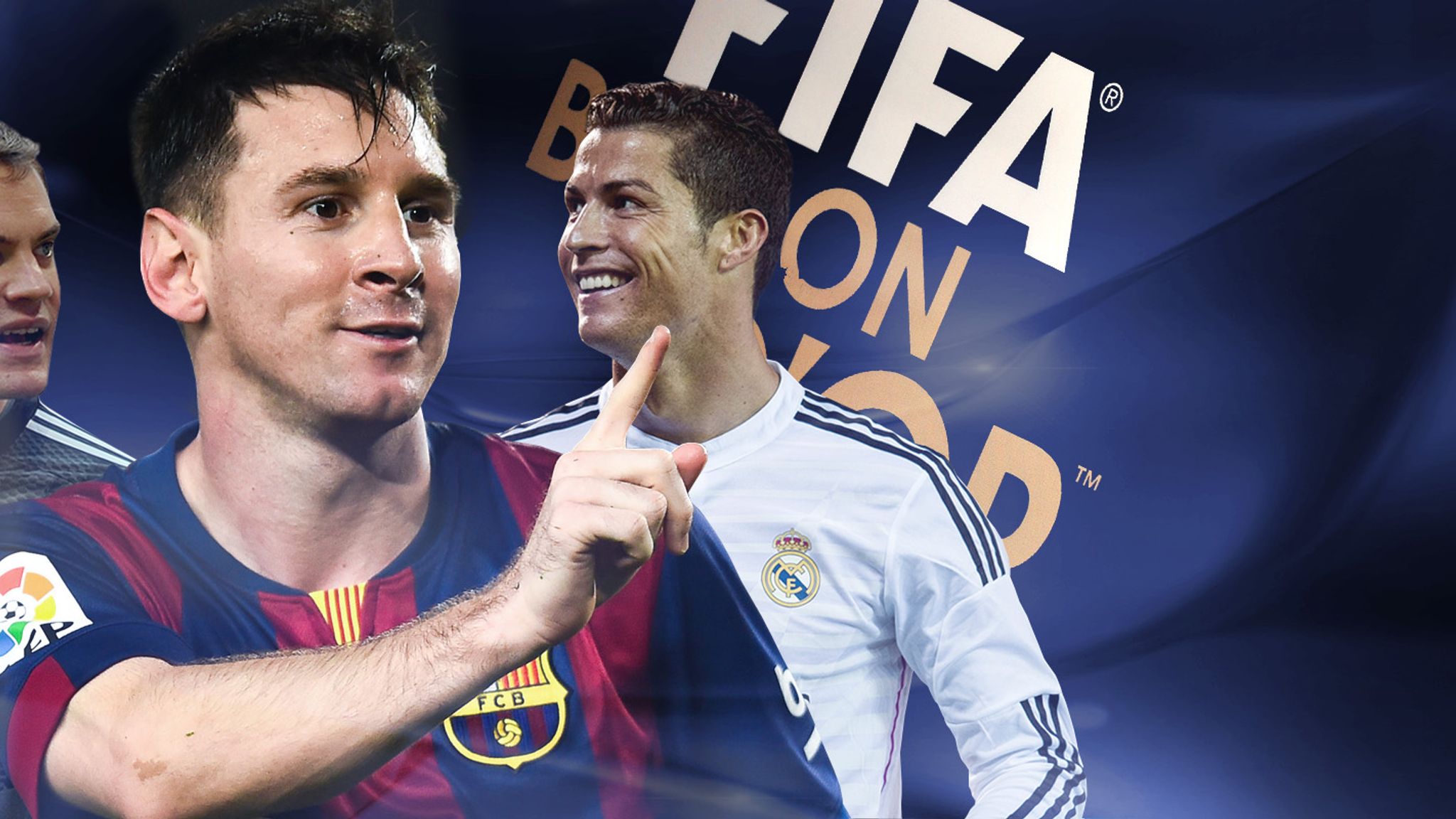 Ballon d'Or: Cristiano Ronaldo, Lionel Messi and Manuel Neuer make ...