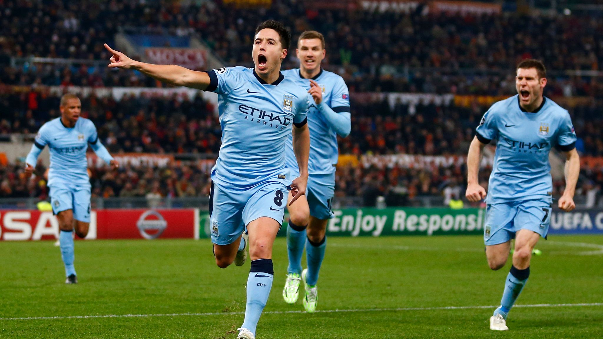 Champions League: Samir Nasri says Manchester City's win over Roma ...