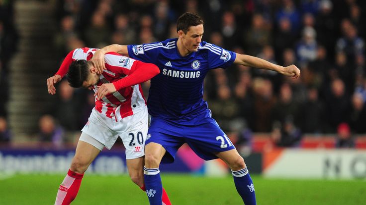 Nemanja Matic during the Barclays Premier League match between Stoke City and Chelsea at Britannia Stadium on December 22, 2014