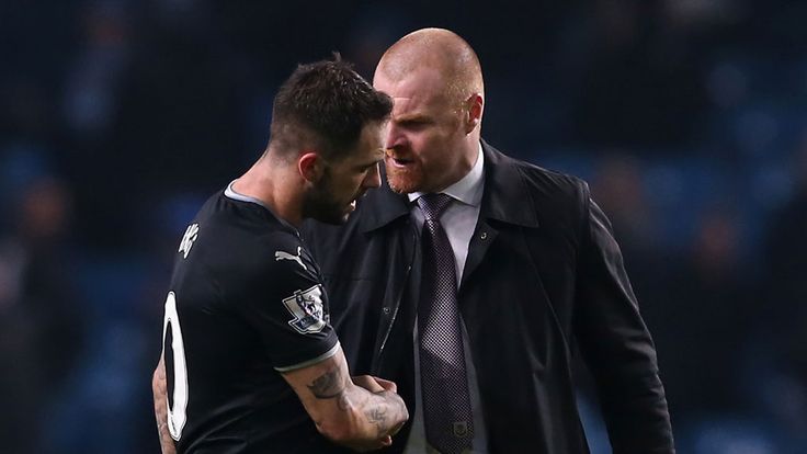 Danny Ings and Sean Dyche