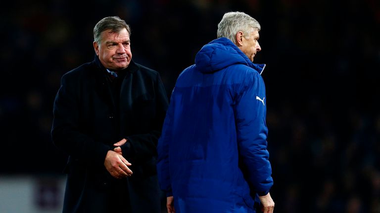 Arsene Wenger and Sam Allardyce 