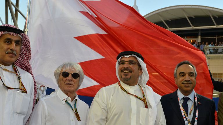 Bernie Ecclestone and Crown Prince Shaikh Salman bin Hamad Al Khalifa