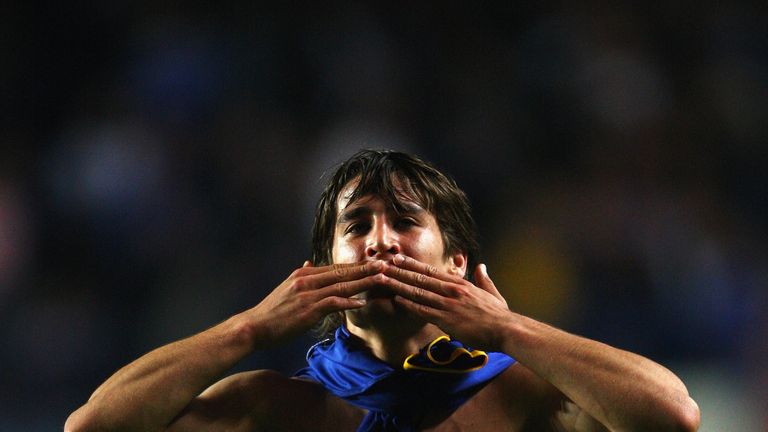 Bojan Krkic of Barcelona celebrates victory in the UEFA Champions League Semi Final match between Chelsea and Barcelona at Stamford Bridge