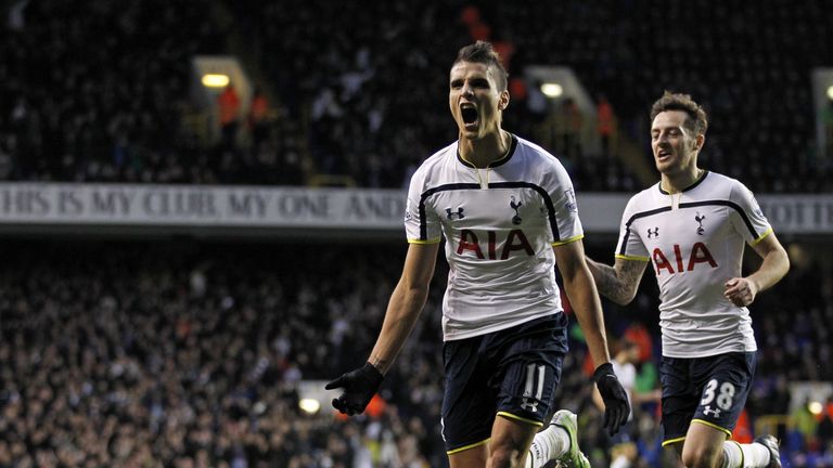 Tottenham Hotspur's Argentinian midfielder Erik Lamela  between Tottenham Hotspur and Burnley 