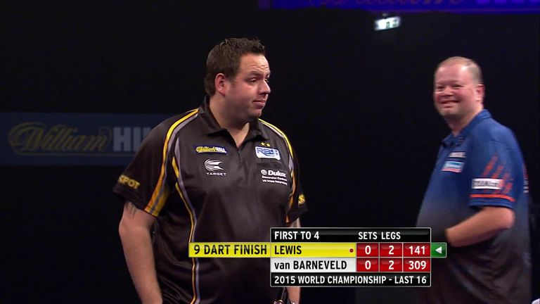 Nine dart jackpot for Lewis