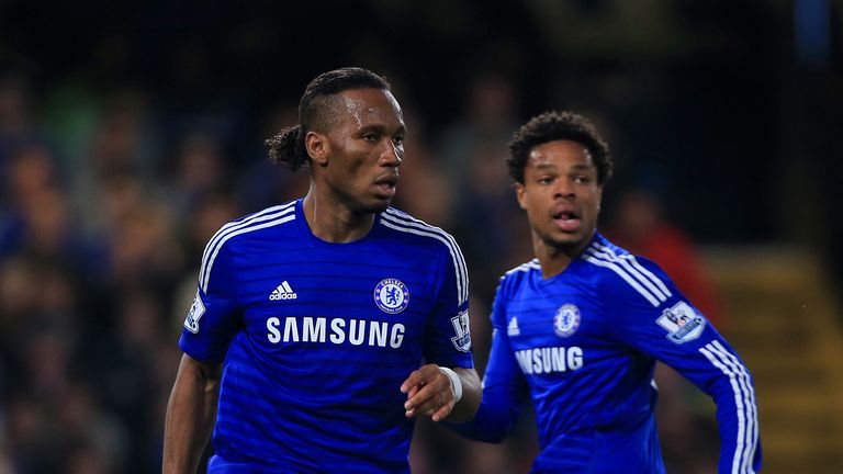 Chelsea's Didier Drogba and Loic Remy