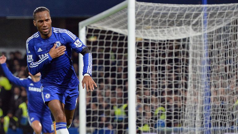 Didier Drogba doubled Chelsea's lead three minutes later
