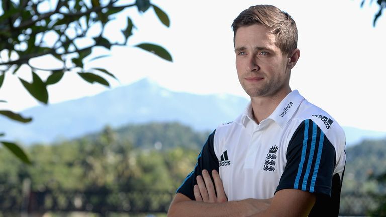England's Chris Woakes taking in the sights of Kandy