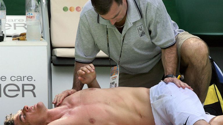 Frank Dancevic: Required medical attention after fainting at the Australian Open