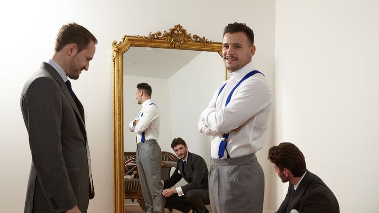 Danny Care is an ambassador for bespoke Savile Row tailor, Stowers of London