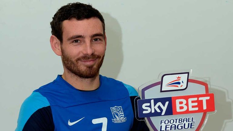 David Worrall: Sky Bet League 2 Player of the Month for Novembern