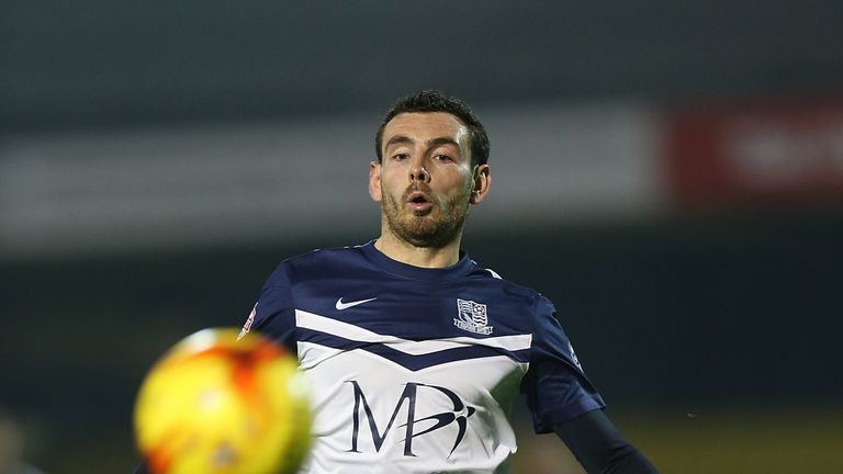 David Worrall of Southend United in action during the Sky Bet League Two match between Southend United and Northampton Town