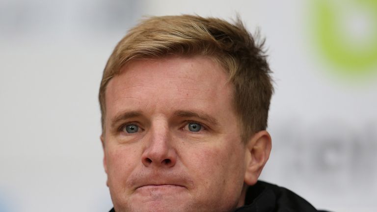 BLACKPOOL, ENGLAND - DECEMBER 20:  Manager of AFC Bournemouth Eddie Howe looks on during the Sky Bet Championship match between Blackpool and Bournemouth a