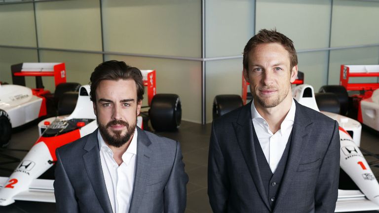 Fernando Alonso and Jenson Button
