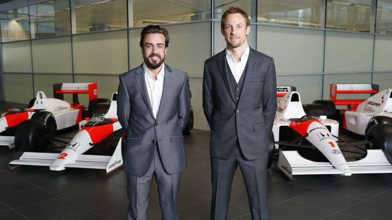 Fernando Alonso and Jenson Button