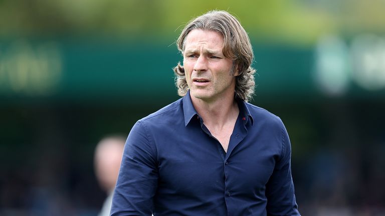 Wycombe Wanderers manager Gareth Ainsworth looks on during the Sky Bet League Two match between Wycombe Wanderers and 