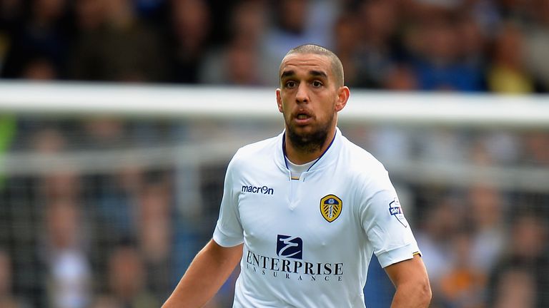 Giuseppe Bellusci of Leeds United during the Sky Bet Championship match between Leeds United and Sheffield Wednesday at Elland Road