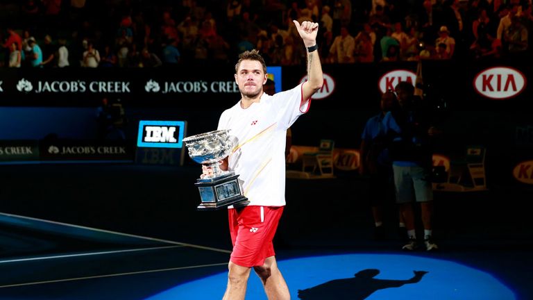  Stanislas Wawrinka of Switzerland won the Australian Open