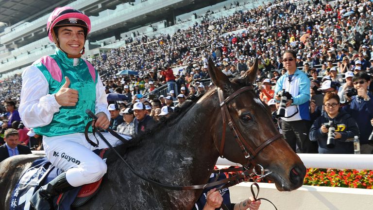 Maxime Guyon riding Flintshire 