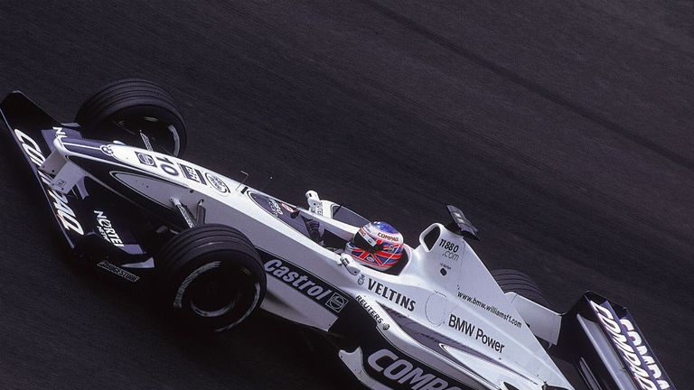 Jenson Button in action for Williams in 2000
