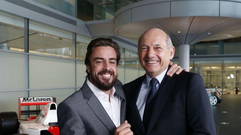 Fernando Alonso and Ron Dennis