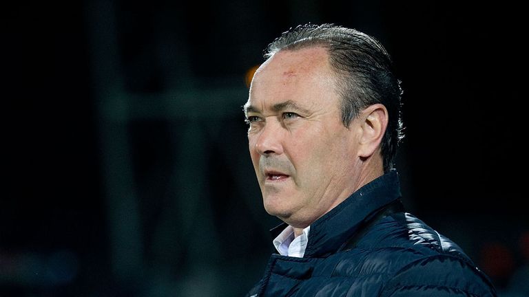 GETAFE, SPAIN - FEBRUARY 01: Head coach Juan Ignacio Martinez of Real Valladolid CF takes notes during his team warming-up prior to start the La Liga match