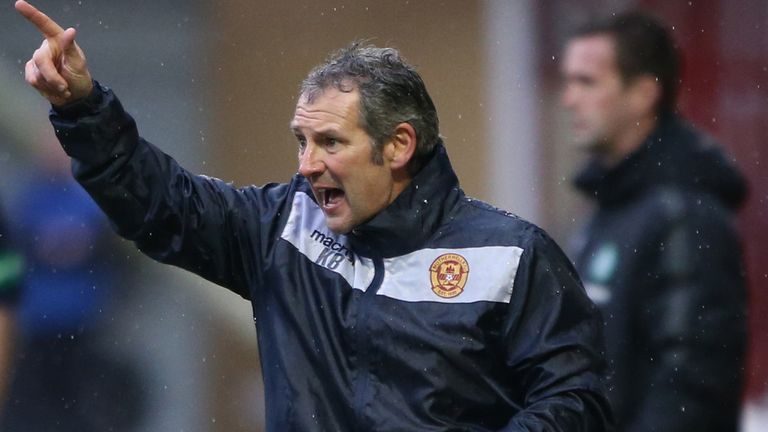 Motherwell caretaker manager Kenny Black during game against Celtic during the Scottish Premiership match at Fir Park, Motherwell.