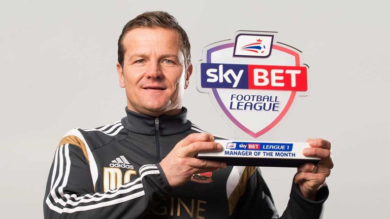 Mark Cooper: Sky Bet League 1 Manager of the Month for November