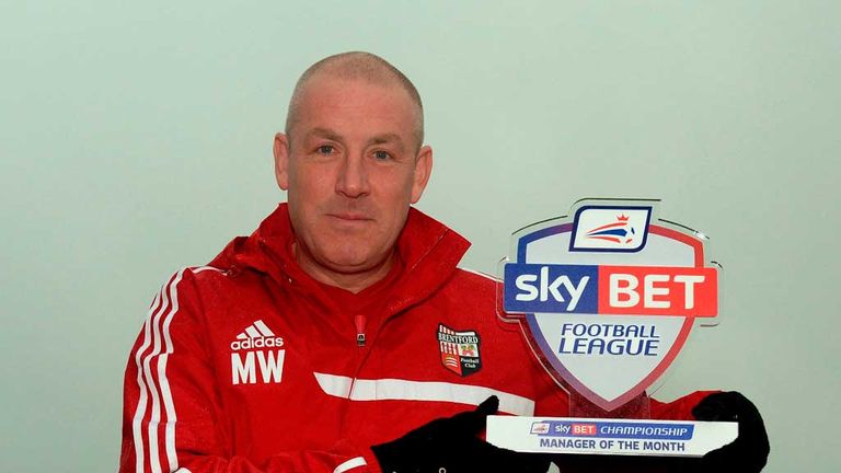 Mark Warburton: Sky Bet Championship Manager of the Month for November