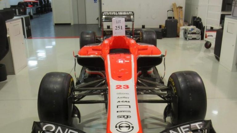 Marussia's assets are to be auctioned