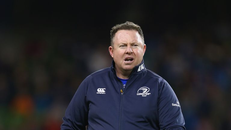 DUBLIN, IRELAND - DECEMBER 13:  Matt O'Connor the Head Coach of Leinster during the European Rugby Champions Cup Pool Two match with Harlequins