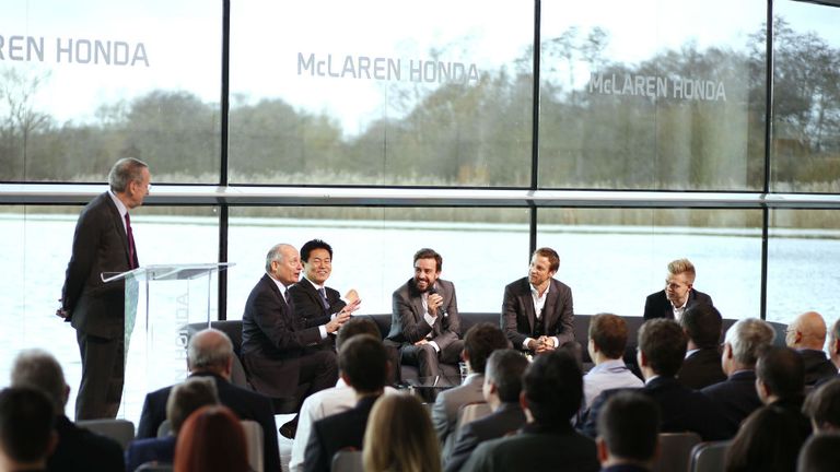 McLaren present their drivers to the media