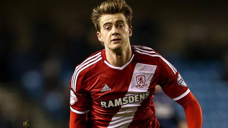 Patrick Bamford of Middlesbrough in action