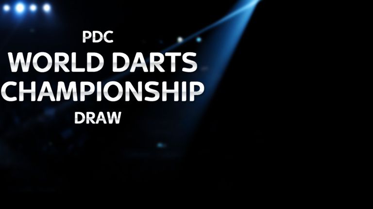 PDC World Darts Championship Draw