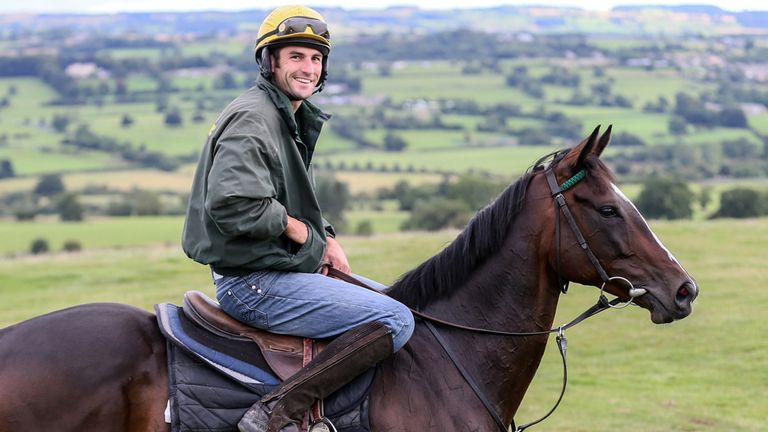 Phil Kirby and stable star Platinum. (Pic: Geoff Foster)