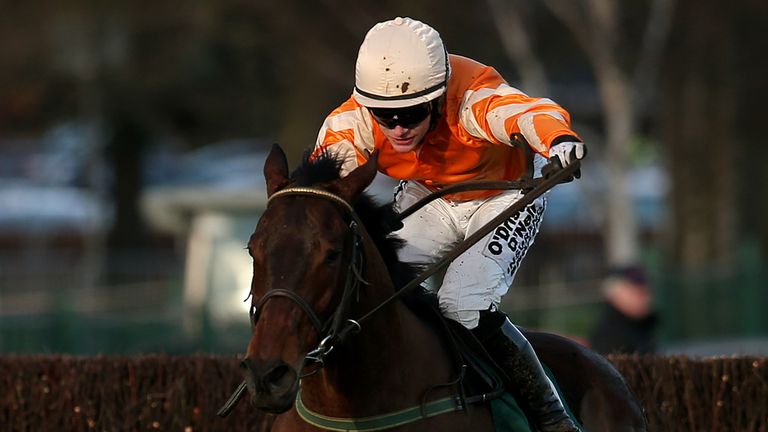 Twinlight, ridden by Paul Townend, races clear of the last on the way to winning the Paddy Power Dial-a-Bet Chase