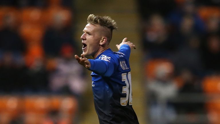 BLACKPOOL, ENGLAND - DECEMBER 20:  Matt Ritchie of AFC Bournemouth celebrates his second goal during the Sky Bet Championship match between Blackpool and B