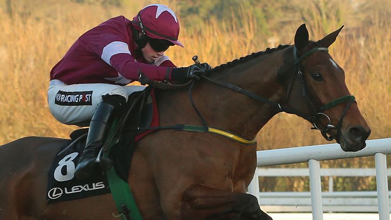 Road To Riches ridden by Bryan Cooper before going on to win the Lexus Chase at Leopardstown