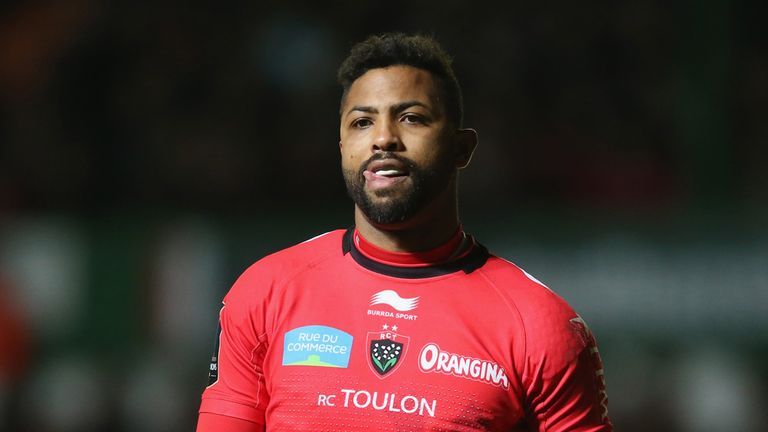 LEICESTER, ENGLAND - DECEMBER 07:  Delon Armitage of Toulon looks on during the European Rugby Champions Cup group 3 match between Leicester Tigers and RC 