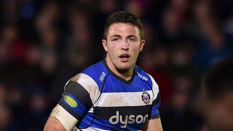 Sam Burgess: Scored his first try for Bath