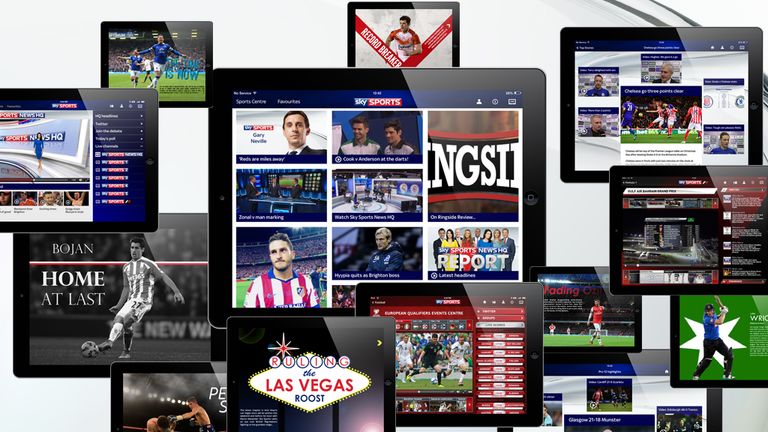 Watch sky sports clearance on ipad free stream