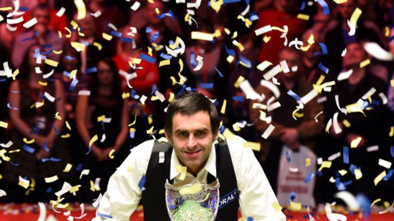 ...but still beat Judd Trump 10-9 in a thrilling final to claim his fifth UK Championship title. 