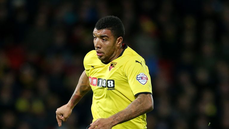 Troy Deeney of Watford during a Sky Bet Championship match at Vicarage Road